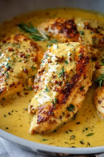 Creamy French Mustard Chicken