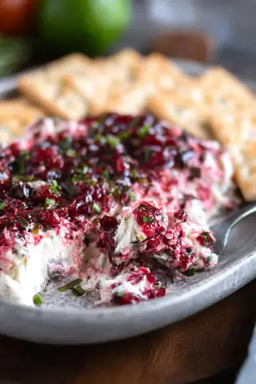 Cranberry-Jalapeno Cream Cheese Dip