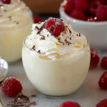 Two Ingredient White Chocolate Mousse