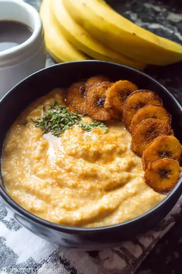 Yellow Plantain Porridge