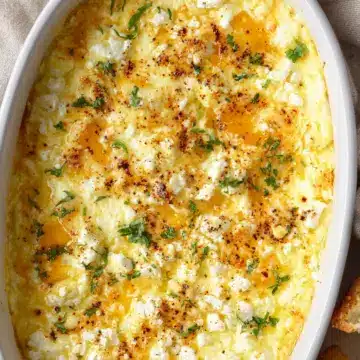 Baked Feta Eggs