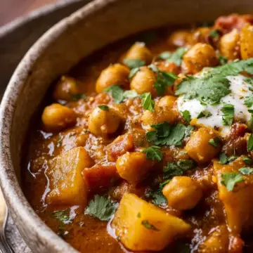 Chickpea Curry with Potato