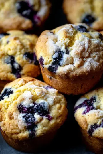 The Best Lemon-Blueberry Muffins