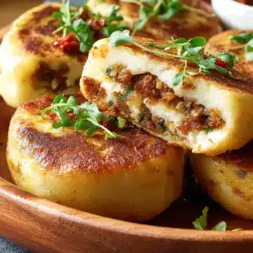Stuffed Potato Cakes