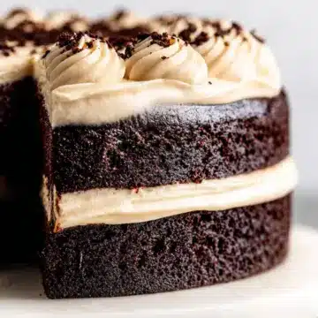 Guinness Chocolate Cake with Irish Buttercream