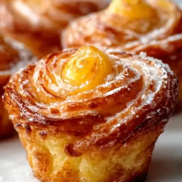 Peach Pie Cruffins