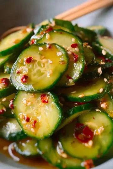 Easy Asian Cucumber Salad