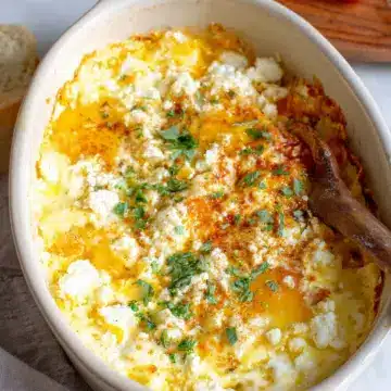 Baked Feta Eggs