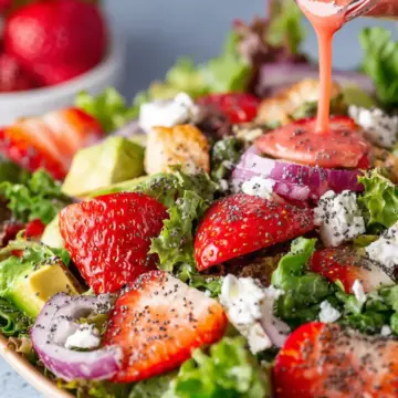 Strawberry Poppy Seed Salad Dressing