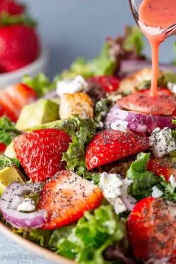Strawberry Poppy Seed Salad Dressing