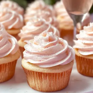 Pink Champagne Cupcakes