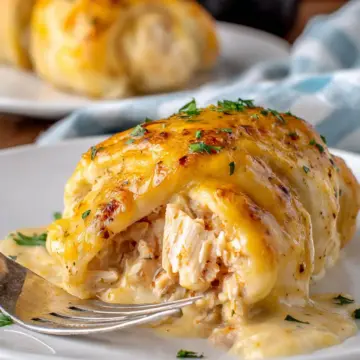 Cheesy Chicken Crescent Rolls