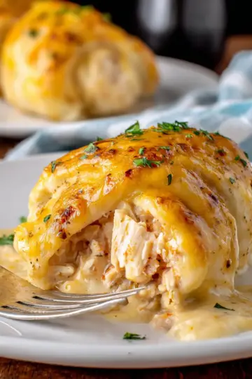 Cheesy Chicken Crescent Rolls