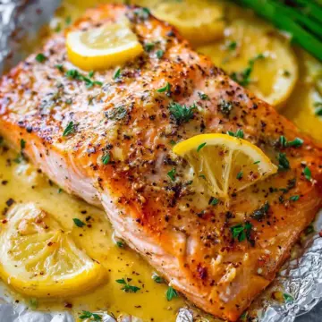 Sheet Pan Lemon Garlic Butter Salmon