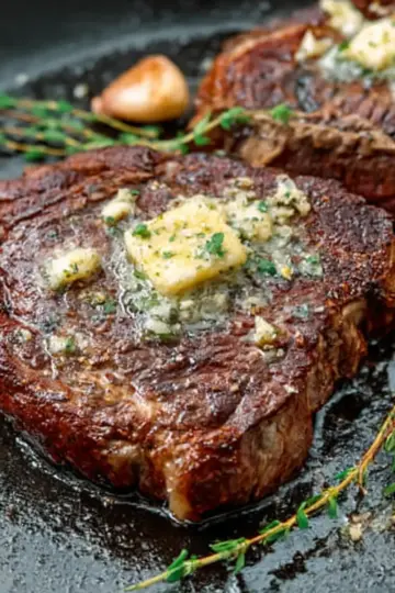Pan Seared Steak with Garlic Butter