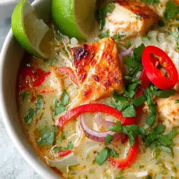 Coconut Lime Fish Soup