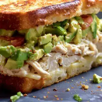 Panera Bread Copycat Chicken Avocado Melt Sandwich