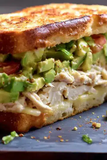 Panera Bread Copycat Chicken Avocado Melt Sandwich