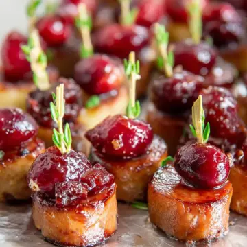 Sheet Pan Smoked Sausage Cranberry Bites