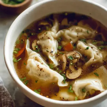Embarrassingly Easy Potsticker Soup