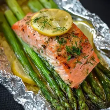 Salmon and Asparagus in Foil