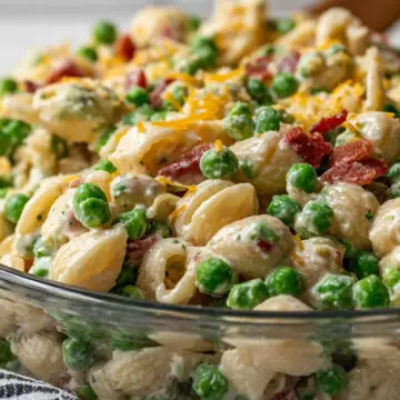 Creamy Pea Pasta Salad
