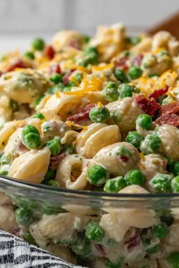 Creamy Pea Pasta Salad