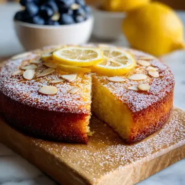 Honey Lemon Almond Flour Cake Recipe