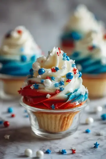 Red White and Blue Cupcakes That Feel Fun and Festive