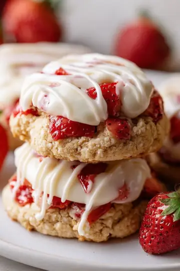 Strawberry Shortcake Cookies Recipe