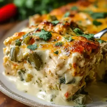 Delicious Chicken Poblano Casserole with Creamy Sauce Bliss