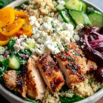 Greek Chicken Power Bowl Recipe