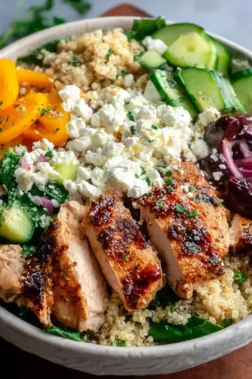 Greek Chicken Power Bowl Recipe