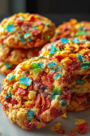Fruity Pebbles Cookies