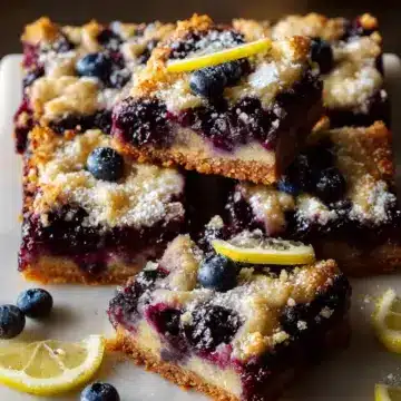 Gluten-Free Lemon Blueberry Bars