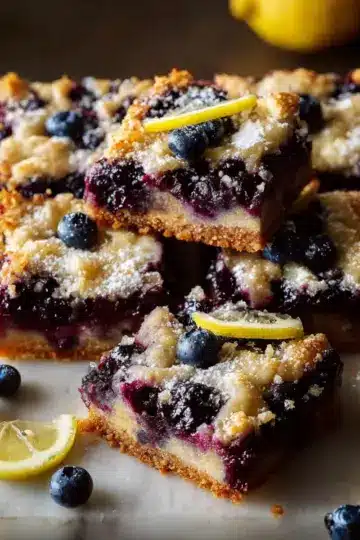 Gluten-Free Lemon Blueberry Bars