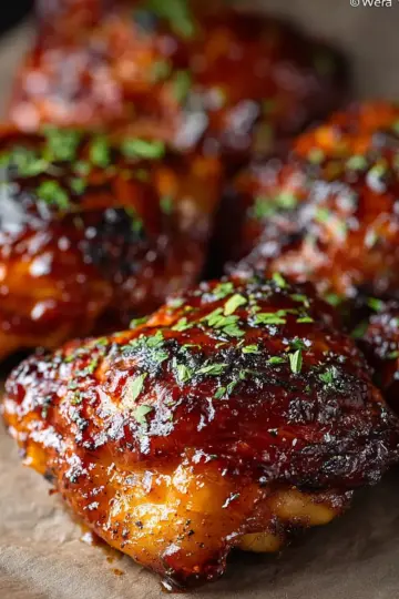 Slow Cooker BBQ Chicken Thighs