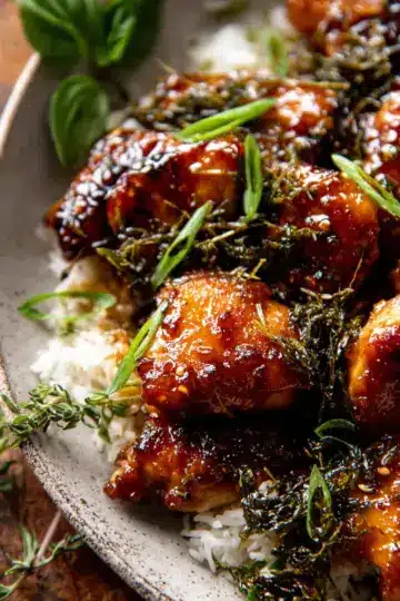 Sheet Pan 30 Minute Sticky Apricot Chicken