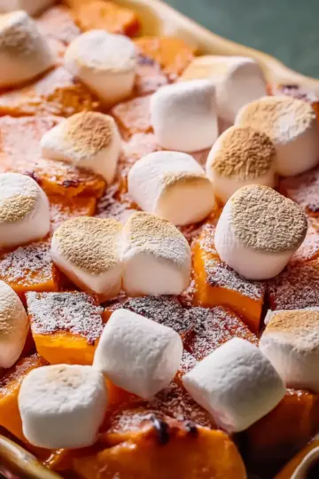 Delicious Candied Sweet Potatoes with Marshmallows