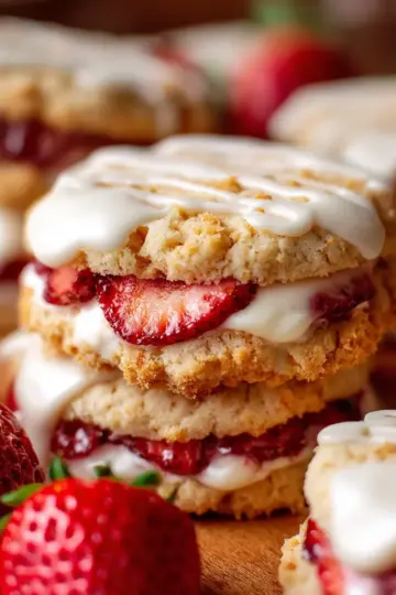 Strawberry Shortcake Cookies