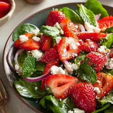 Summer Strawberry Salad with Feta