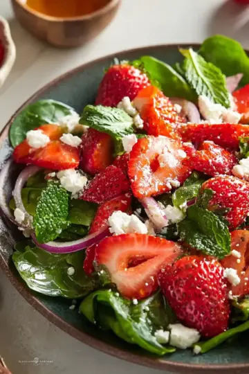 Summer Strawberry Salad with Feta