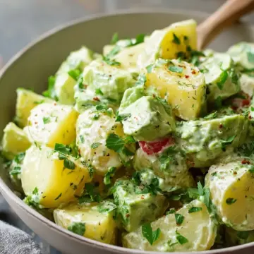 Creamy Avocado Potato Salad
