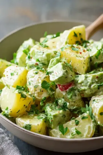 Creamy Avocado Potato Salad