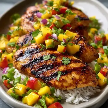 Honey Lime Chicken with Mango Salsa Recipe