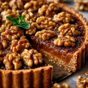 Honey Walnut Tart Recipe