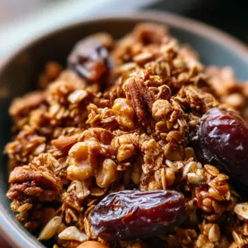 Delicious Cardamom Date Walnut Granola