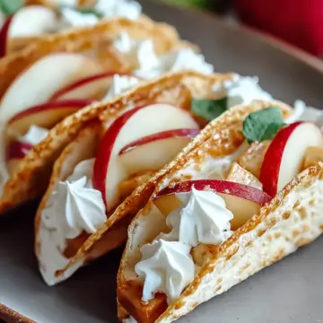 Irresistible Apple Cheesecake Tacos for Your Fall Festivities