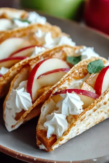 Irresistible Apple Cheesecake Tacos for Your Fall Festivities