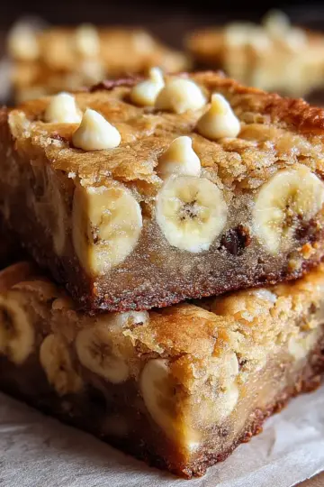 Banana Blondies